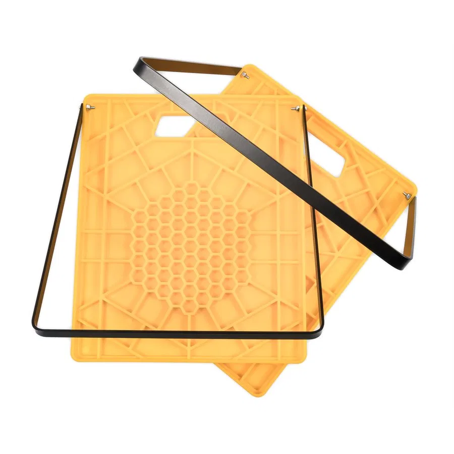 44543 – CAMCO Trailer Stabilizer Jack Stand Pad, Use To Stabilize Jack Foot and Keep It From Sinking Interlocking Des...